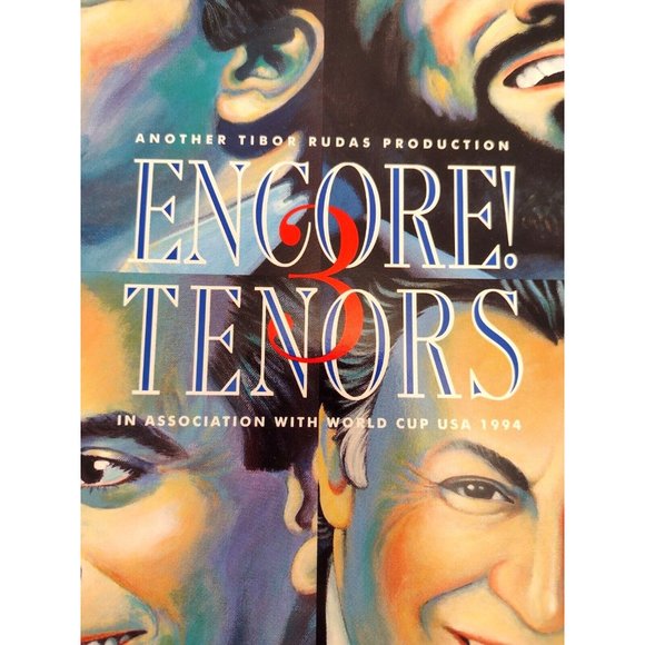 Three Tenors Encore! 1994 PBS Program Jose Carreras Placido Domingo Pavarotti - Picture 2 of 11